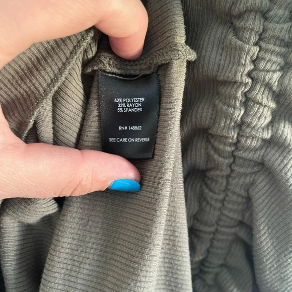 Torrid Short Sleeve Dress, Olive, Size 4X - Picture 6 of 11